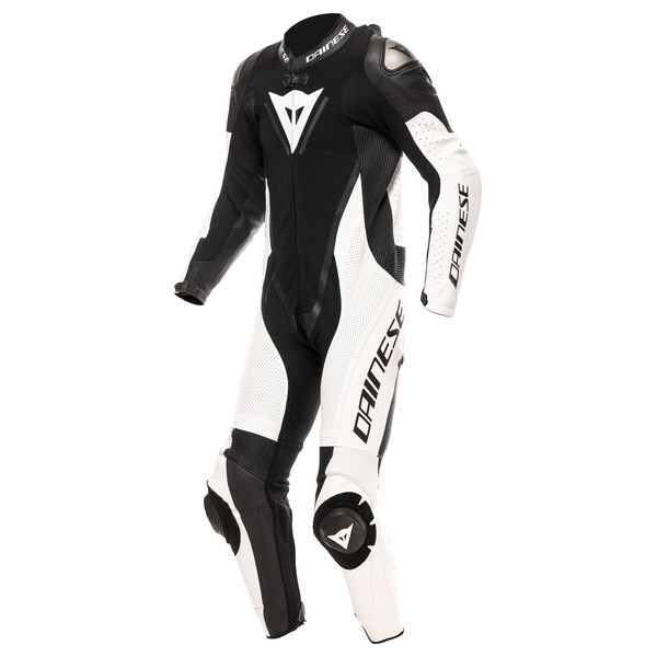 Demon Sprint - Men's One-piece Perforated Leather Motorcycle Suit