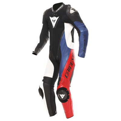 Demon Sprint - Men's One-piece Perforated Leather Motorcycle Suit