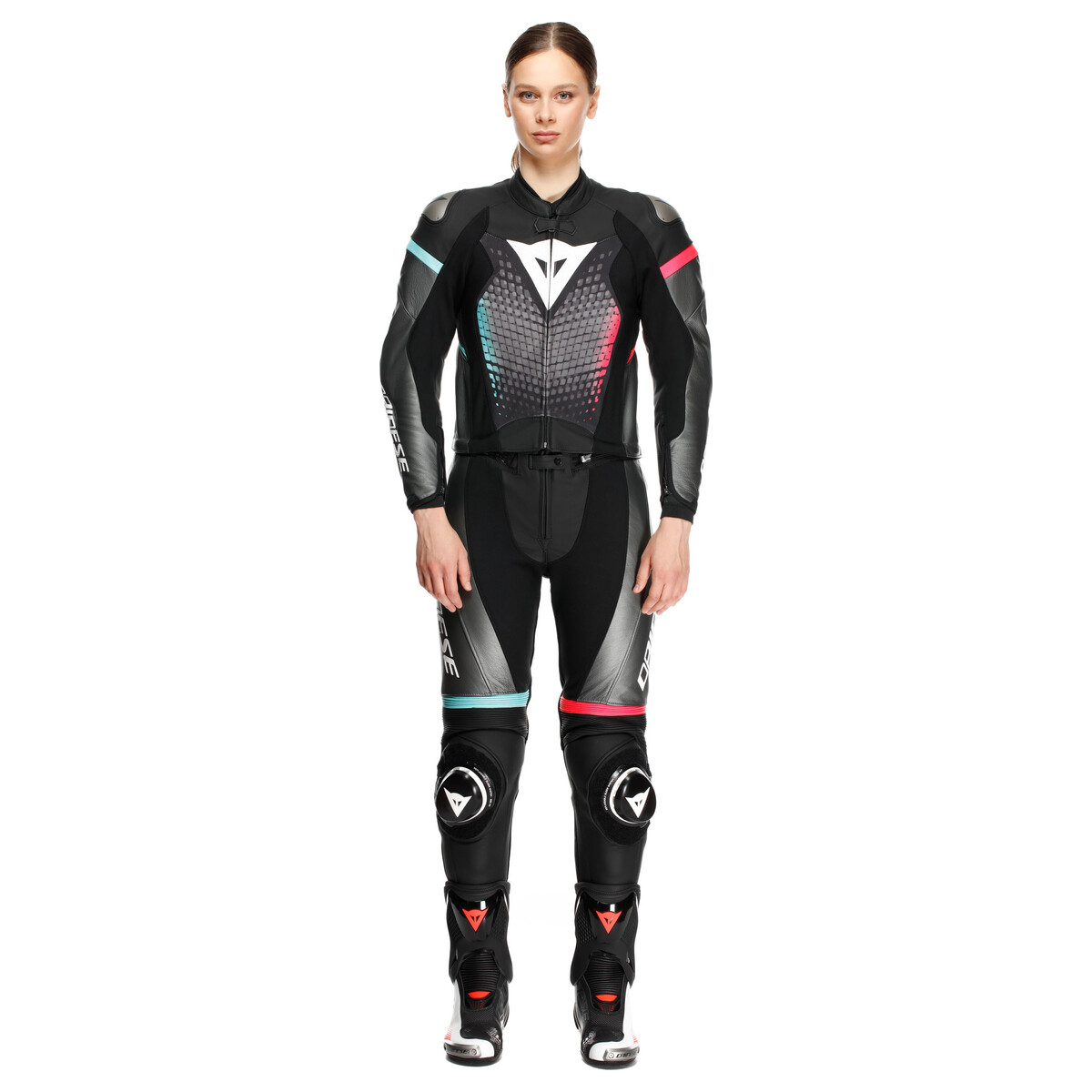Fulminea - Women's Two-piece Leather Suit