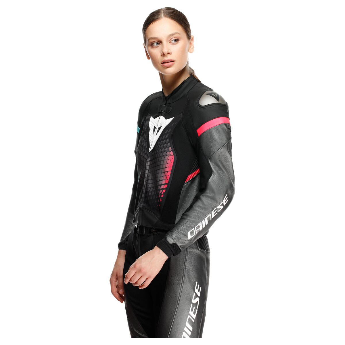 Fulminea - Women's Two-piece Leather Suit