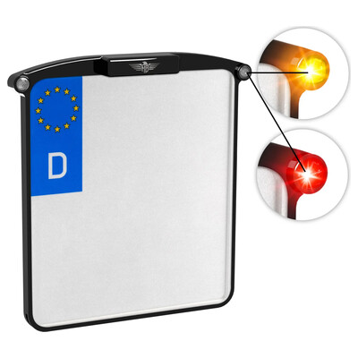 License Plate Holder 3-In-1 For Eu Countries