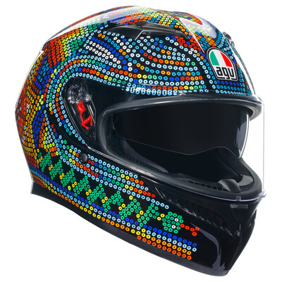K3 Rossi Winter Test 2018 - Motorbike Full Face Helmet E2206