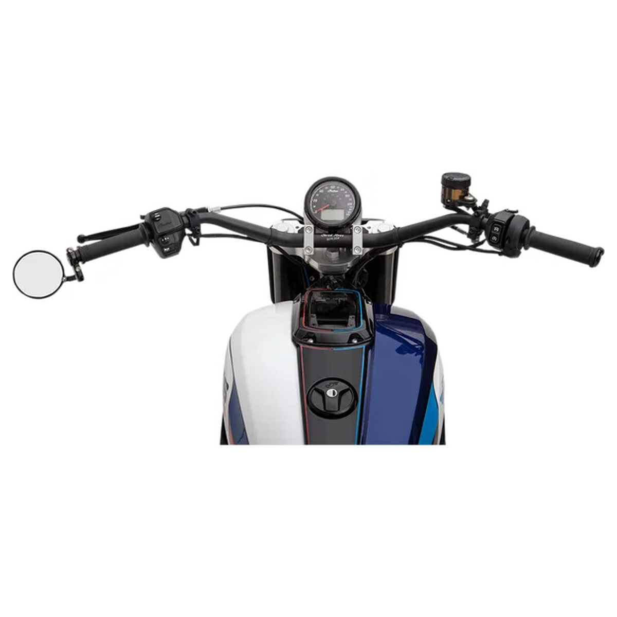 Flat Track Handlebar Black-Yellow