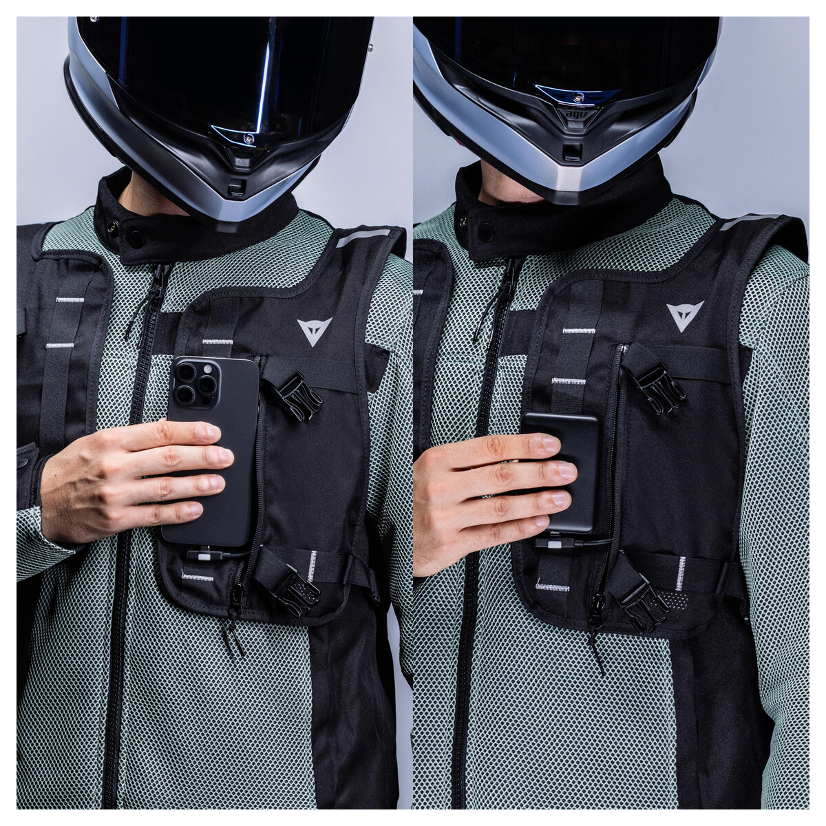 Vestă airbag moto Dainese Smart GO, negru