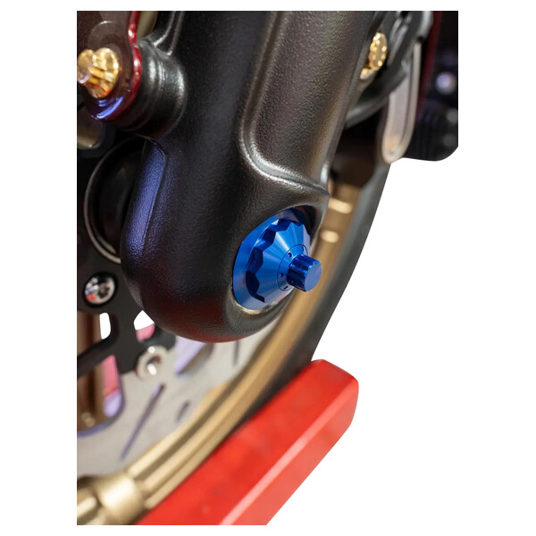 Standard 12 Point Front Axle Cover Kit For Y-Axle Rod Blue