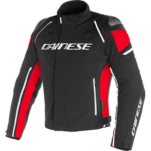Geaca DAINESE RACING 3 D DRY    BLACK BLACK RED - BikerShop.ro