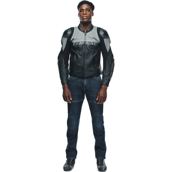 Geaca DAINESE RACING 4   perforat   BLACK CHARCOAL GRAY - BikerShop.ro