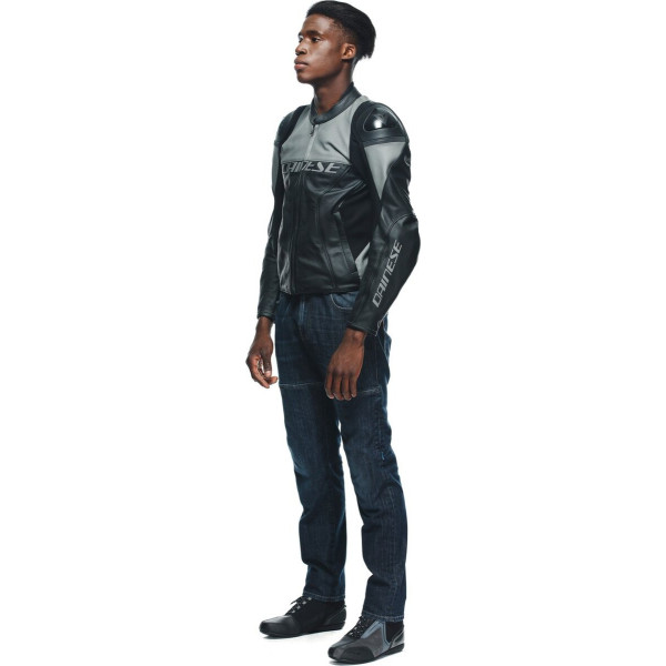 Geaca DAINESE RACING 4   perforat   BLACK CHARCOAL GRAY - BikerShop.ro