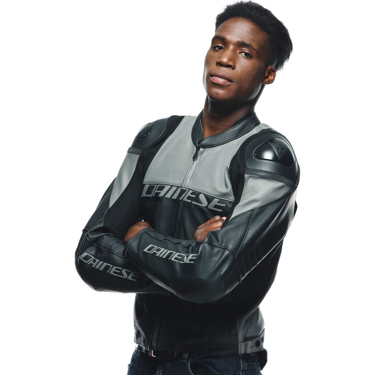 Geaca DAINESE RACING 4   perforat   BLACK CHARCOAL GRAY - BikerShop.ro