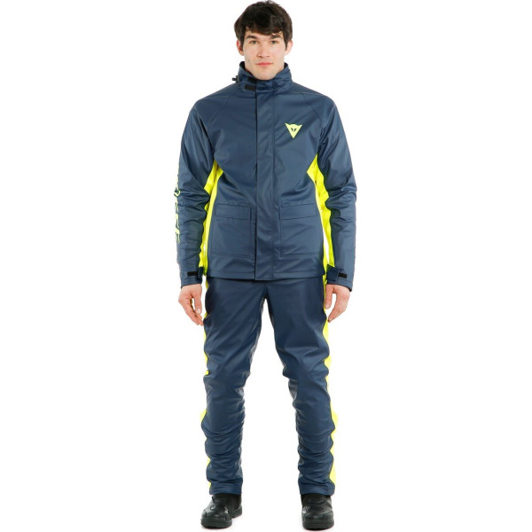 Geaca DAINESE STORM 2 UNISEX    BLACK IRIS FLUO YELLOW - BikerShop.ro