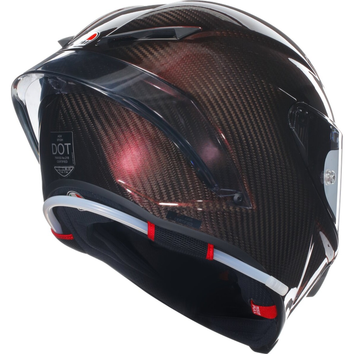 Casca AGV PISTA GP RR ECE 2206 DOT MONO   RED CARBON - BikerShop.ro