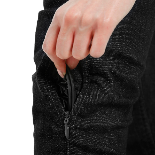 Pantaloni DAINESE DENIM SLIM LADY TEX  - BLACK