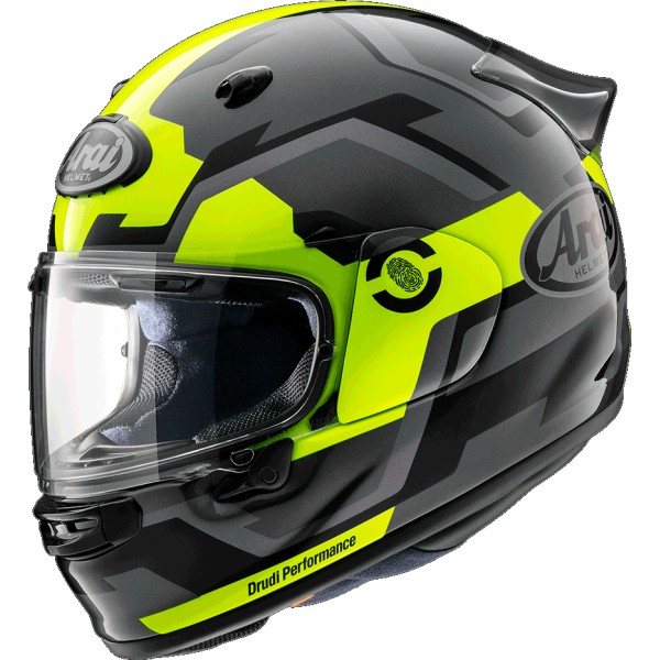 Casca integrala Arai QUANTIC Face Fluor Yellow - BikerShop.ro
