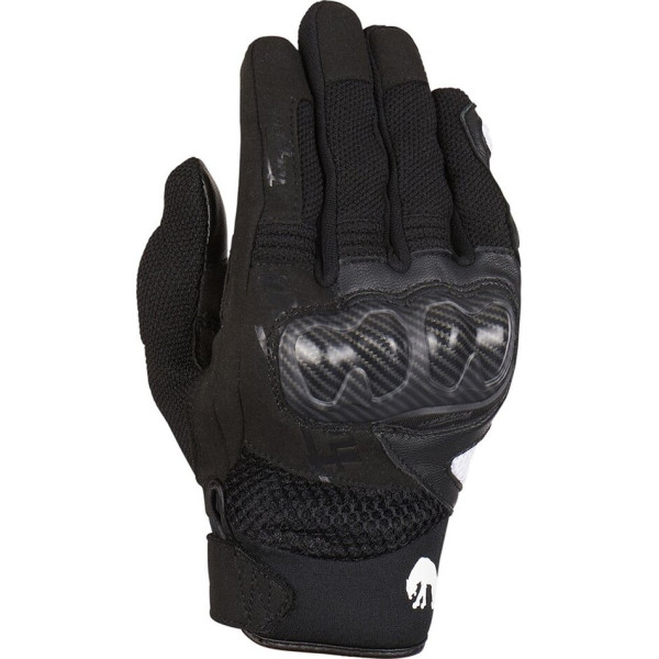 Manusi moto GALAX, negru alb, Furygan - BikerShop.ro