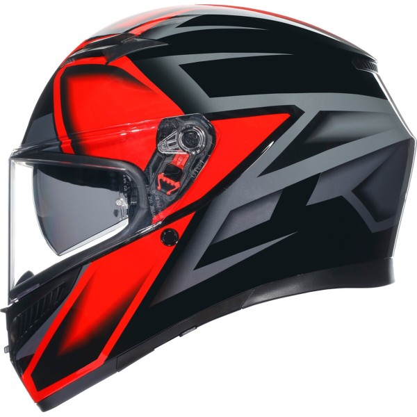 Casca AGV K3 E2206 - COMPOUND BLACK/RED