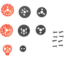 Sm7 Helmet Connection Set Black, Gray, Orange