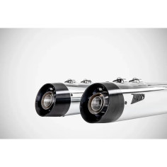4.33 Inches Slash-cut Slip-ons Muffler For Hd-touring E3 Black