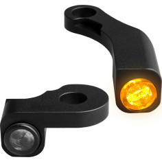 Nano Series Handlebar Turn Signals Black