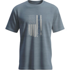 Flag Flint T-shirt Blue