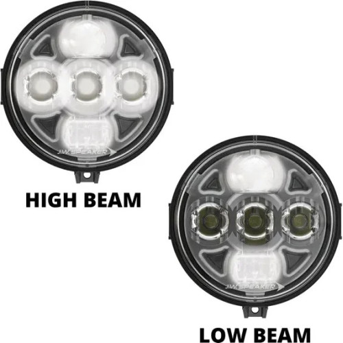 Led Atv And Utv Headlights - Model 8415 Evolution Black