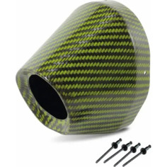 End Cap Carbon Fiber Black
