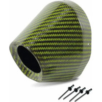 End Cap Carbon Fiber Black