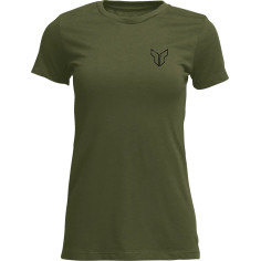 Womens Patched Up T-shirt Green