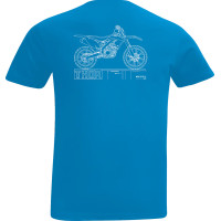 Toddler Blueprint T-shirt Blue