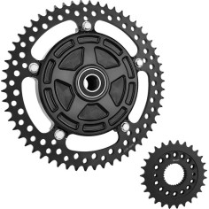 Chain Drive Conversion Kit Black, Zinc Plated