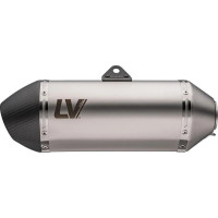 Lv-14 Stainless Steel Slip-on Muffler Black