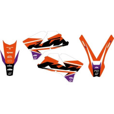 Dream 5 Graphic Kit Black, Blue, Orange, White