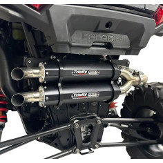 Dual Slip-on Mufflers Brushed