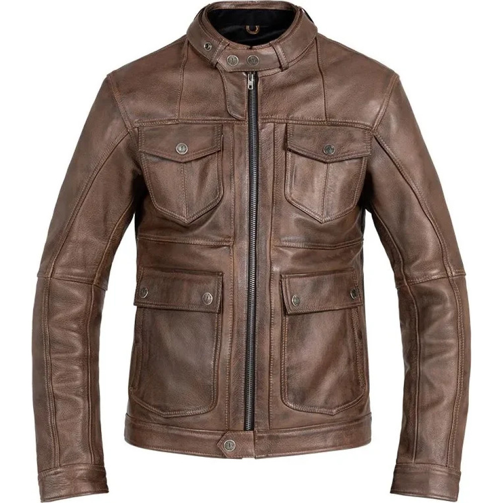 Drifter Leather Jacket Brown