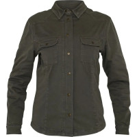 Womens Motoshirt Jacket Green