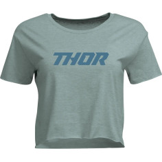 Womens Corp Crop T-shirt Blue