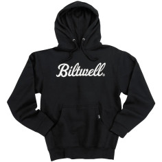 Script Pullover Hoodie Black