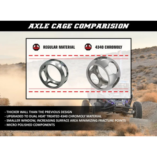 Complete Heavy-duty Axle Black