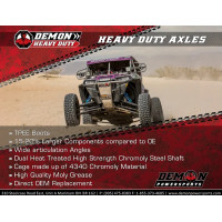 Complete Heavy-duty Axle Black