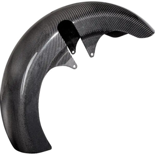 21 Wide Wrapper Carbon Fiber Fender Black