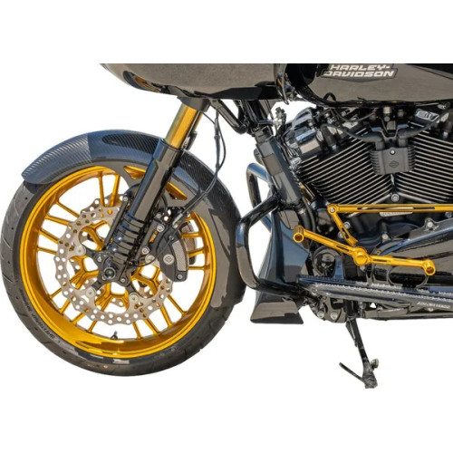 Carbon Fiber Wrapper Front Fender Black