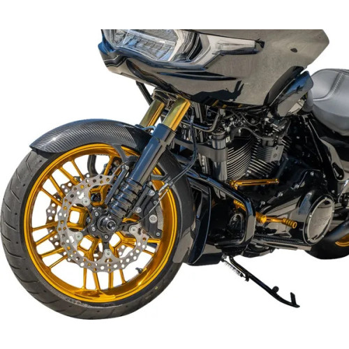Carbon Fiber Wrapper Front Fender Black
