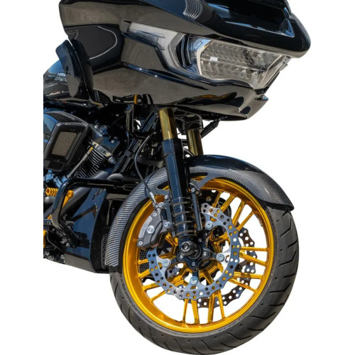 Carbon Fiber Wrapper Front Fender Black