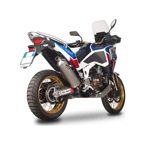 Dakar Slip-on Muffler Brushed