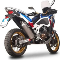 Dakar Slip-on Muffler Brushed