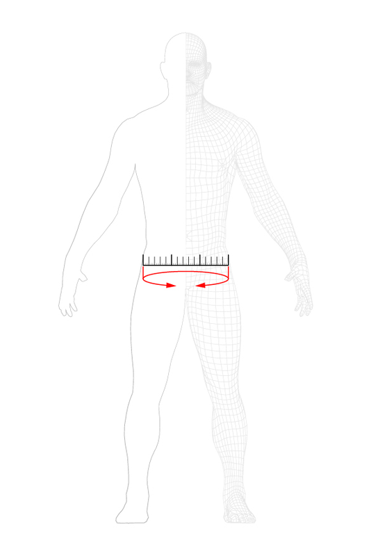 how to measure: hip